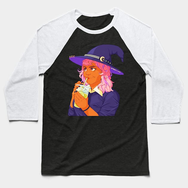 Matcha Witch - Original Baseball T-Shirt by Matheus_Caleb